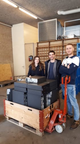 The A.M.OR team and the CICG computers Content