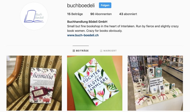Empfehlungen und Einblicke ind die Buchhandlung Content