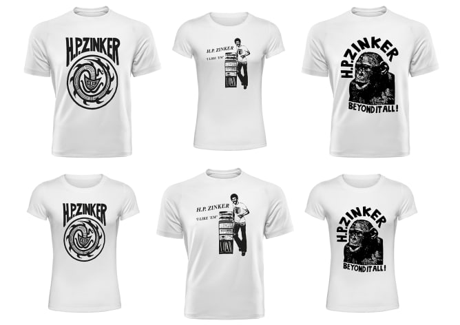 H.P. Zinker, Shirt Reproduktionen, 2019 Content