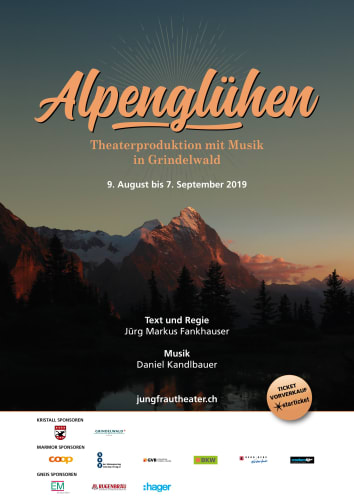 Plakat Alpenglühen Content