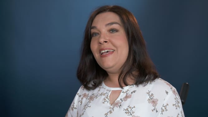 Sandra sagt: «Das Sportcamp gibt uns Betroffenen Anerkennung und Erfüllung!» Content