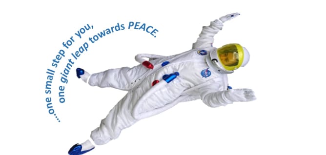 ...it's a giant leap towards peace... :-) Content