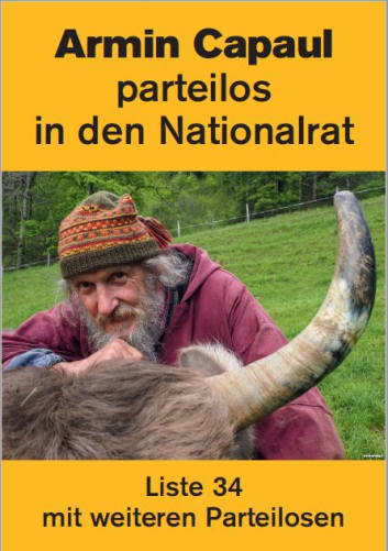Plakat «Armin Capaul in den Nationalrat»