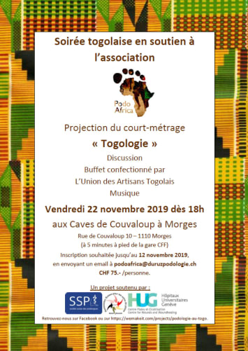 Affiche Soirée togolaise - 22 novembre 2019 Content