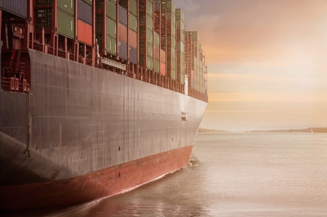 We want our travel to be as sustainable and conscious as we can acheive - from Italy to Malaysia we will (hopefully!) travel with the container ship. © kliempictures, via pixabay Content