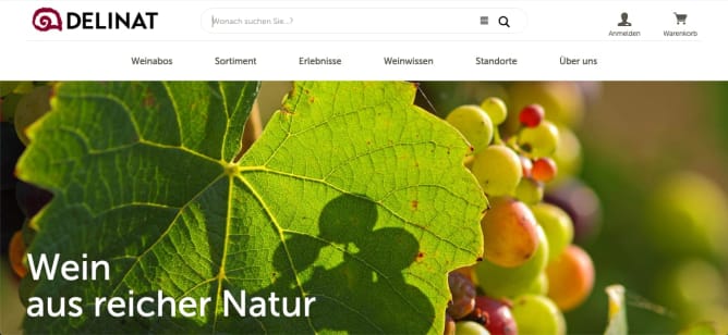 Delinat - Wein aus reicher Natur Content