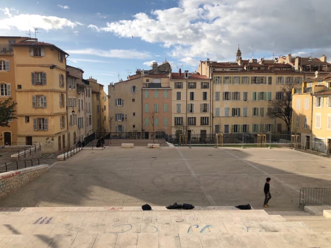 Site du projet: la place du Refuge