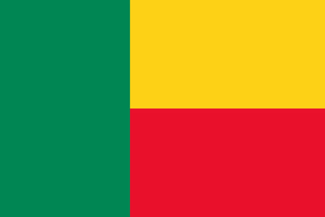 Drapeau du Bénin.