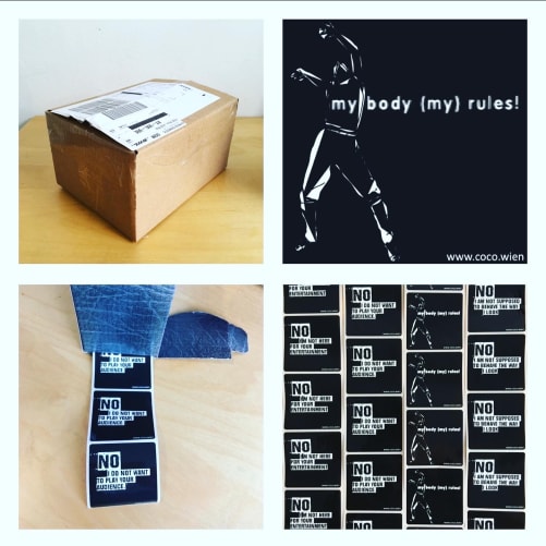 Unsere Sticker sind heute angekommen! :) Content