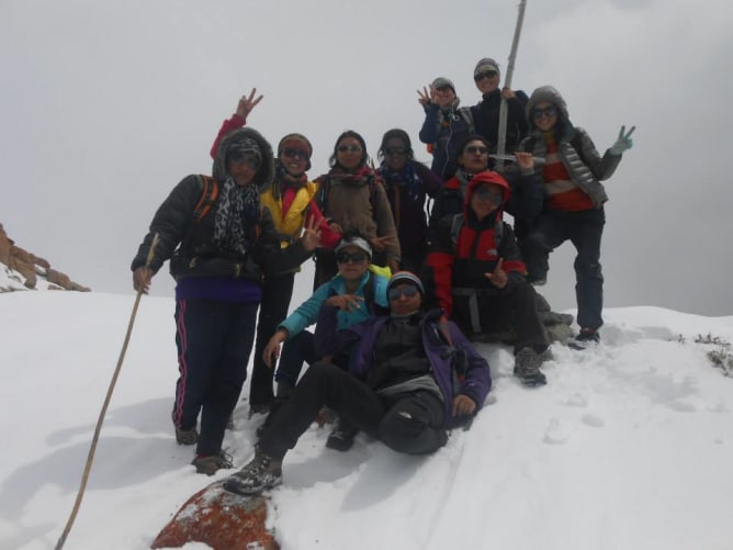 Exploring new trekking routes