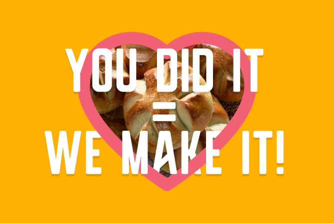 You did it, we make it ! Content