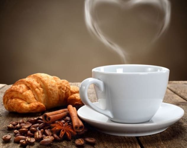 Votre café matinal ? Content