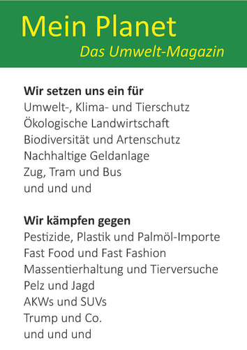 Was wir wollen - und was nicht Content