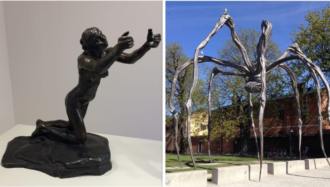 «L'Implorante» de Camille Claudel et «Maman» de Louise Bourgeois Content