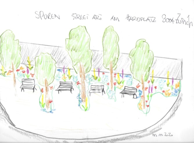 Projektskizze SPUREN - «ökologisches Street Art»-Projekt