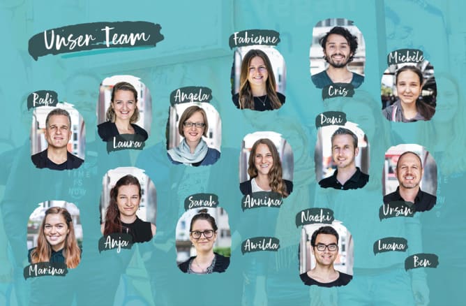 Das Team der Veganen Gesellschaft Schweiz