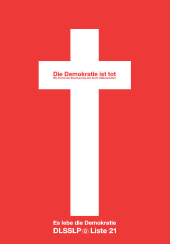 Wahlplakat DLSSLP Stadtrat Bern
