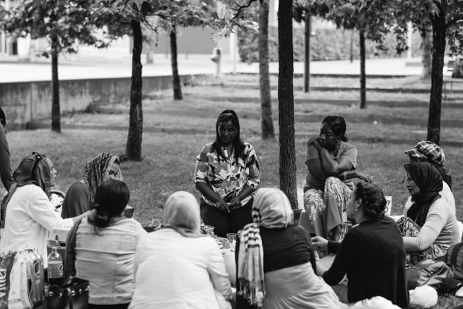Our entrepreneur: Nagla Fathi (find her story on our website). Photo by: Jenny Milow Content