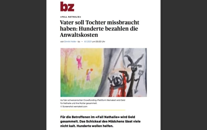 Artikel «Basellandschaftliche Zeitung» vom 08.01.2021 Content
