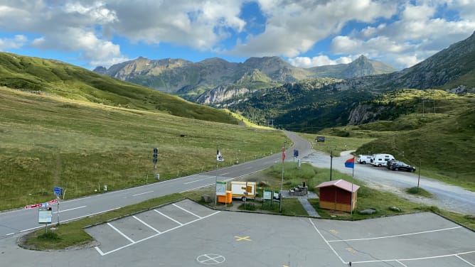 Drehort am Lukmanierpass