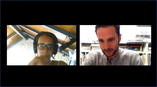 One of our many Skype meetings! Content