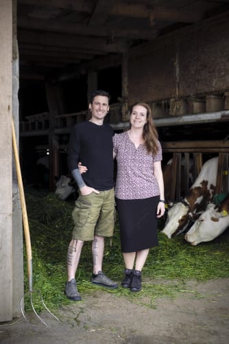 Arnaud et Jennifer Favre, auteurs du livre «Haute Fondue»