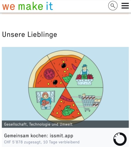 Lieblingsprojekt von Wemakeit! Content