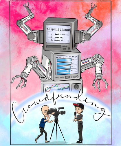 «Press Deleted» Karikatur 2: als Poster oder Postkarte erhältlich. Content