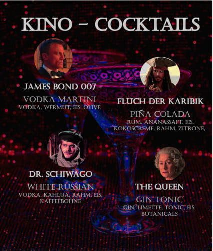 Kino-Cocktailkarte Content