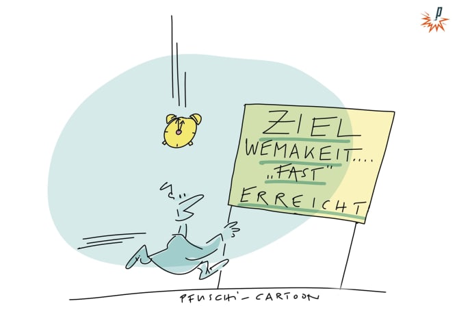 Cartoon von Pfuschi Content