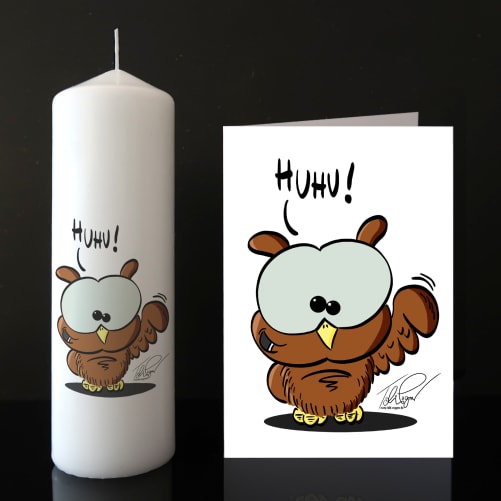 Kerze und Karte
