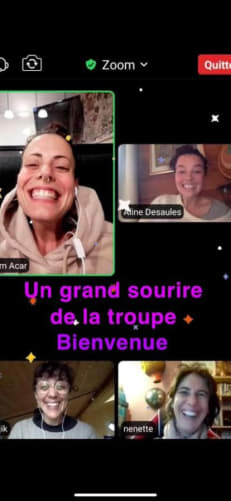 La troupe entre la Suisse et la France