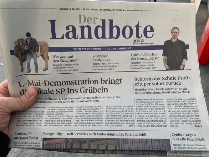 Landbote article