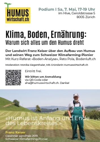 Flyer Podium 7.5.2022 in Zürich