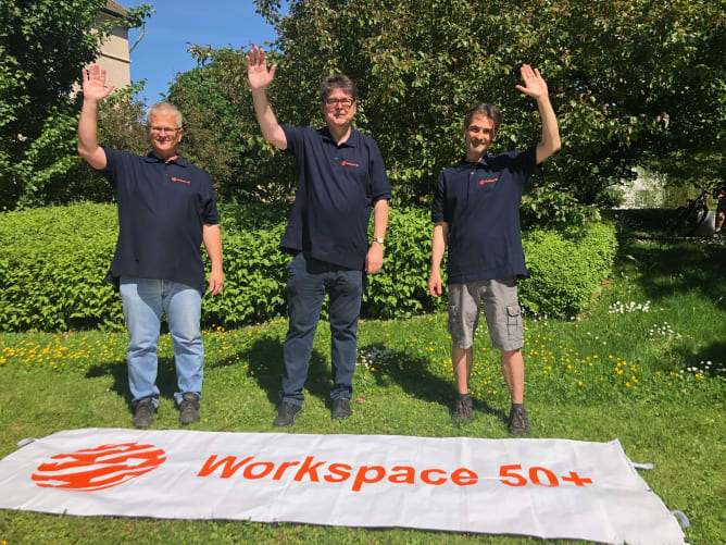 Das Workspace 50+ Team dankt allen Gönner*Innen