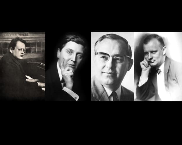 Max Reger, Alban Berg, Hans Poser, Paul Hindemith