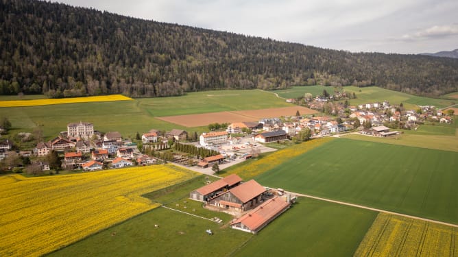 Le village de CHézard-St-Martin