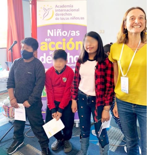 Children's rights workshop in Peru.
