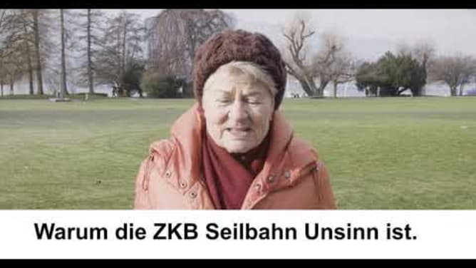 Statements gegen die Züribahn