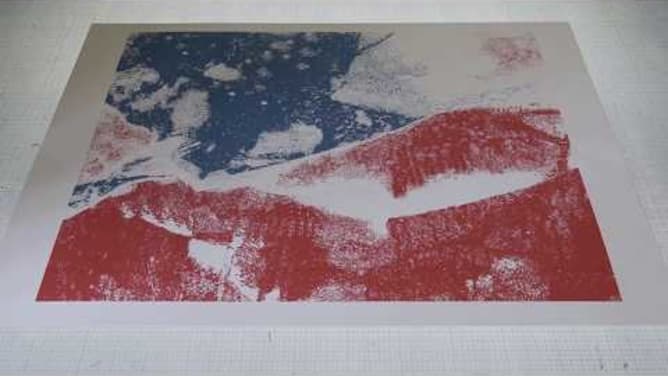 Documentation of silk screen printing process @Angewandte