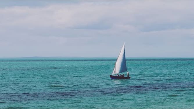 Fishing boat in Mozambique
