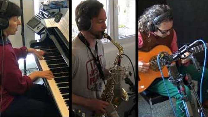 Scaramouche, Op.165: III. Brasileira, Trio Mosaïque