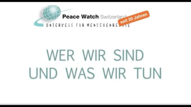 Peace Watch Switerland Crowdfunding Video