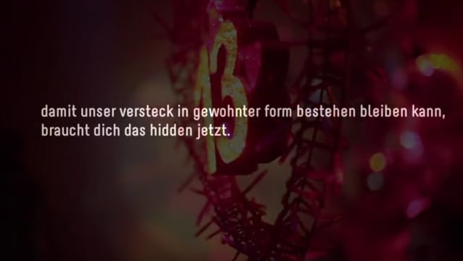 Hilf dem hidden, es braucht dich jetzt!