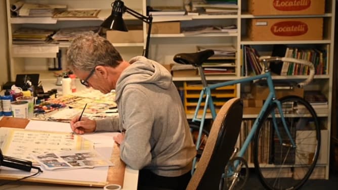 Comic Eddy Merckx Marc Locatelli