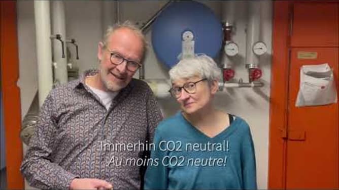 Pyrolyse: klimapositive Heizung/Chauffage climat positive