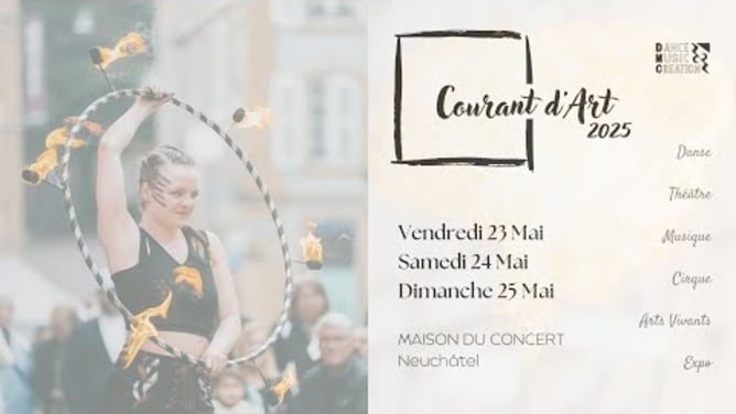 Festival Courant d'Art 2025 - Crowdfunding Wemakeit