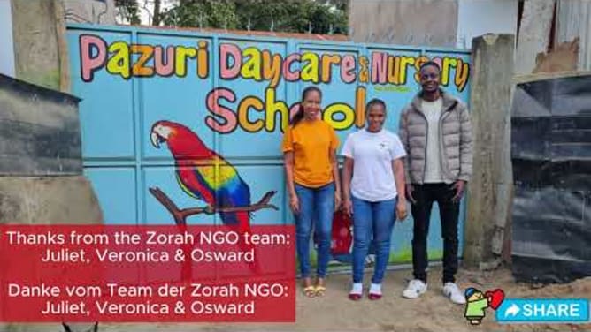 Support our Pazuri Daycare & Nursery