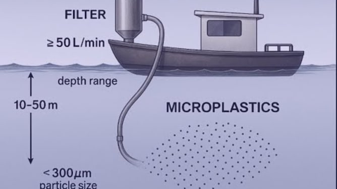 Microplastic depth sampling