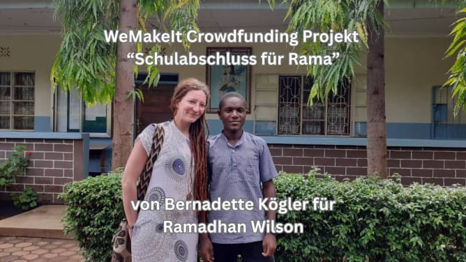 WEMAKEIT Crowdfunding Projekt für Ramadhan Wilson von Tanzania
